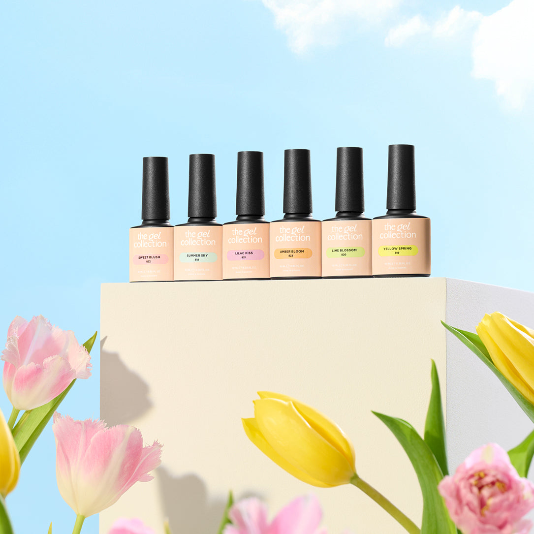 Spring colours • Pack offer with 6 colours • 21FREE • The Gel Collection™
