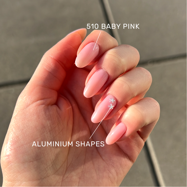 Gel Polish • 510 Baby Pink (transparent) • 21FREE