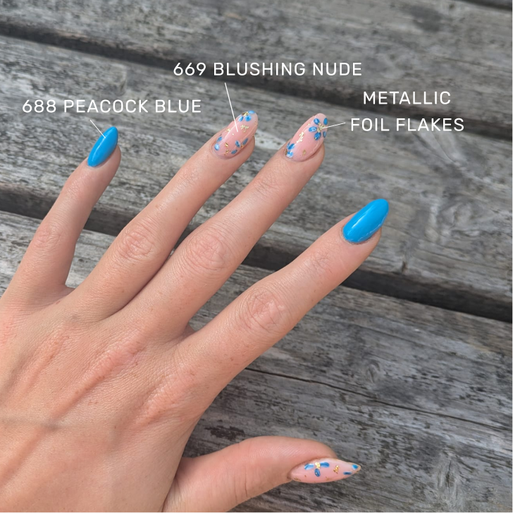 Metallic Foil Flakes • 4 pcs.