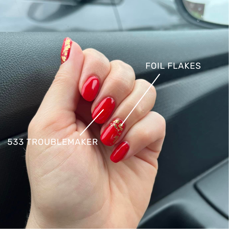Metallic Foil Flakes • 4 pcs.