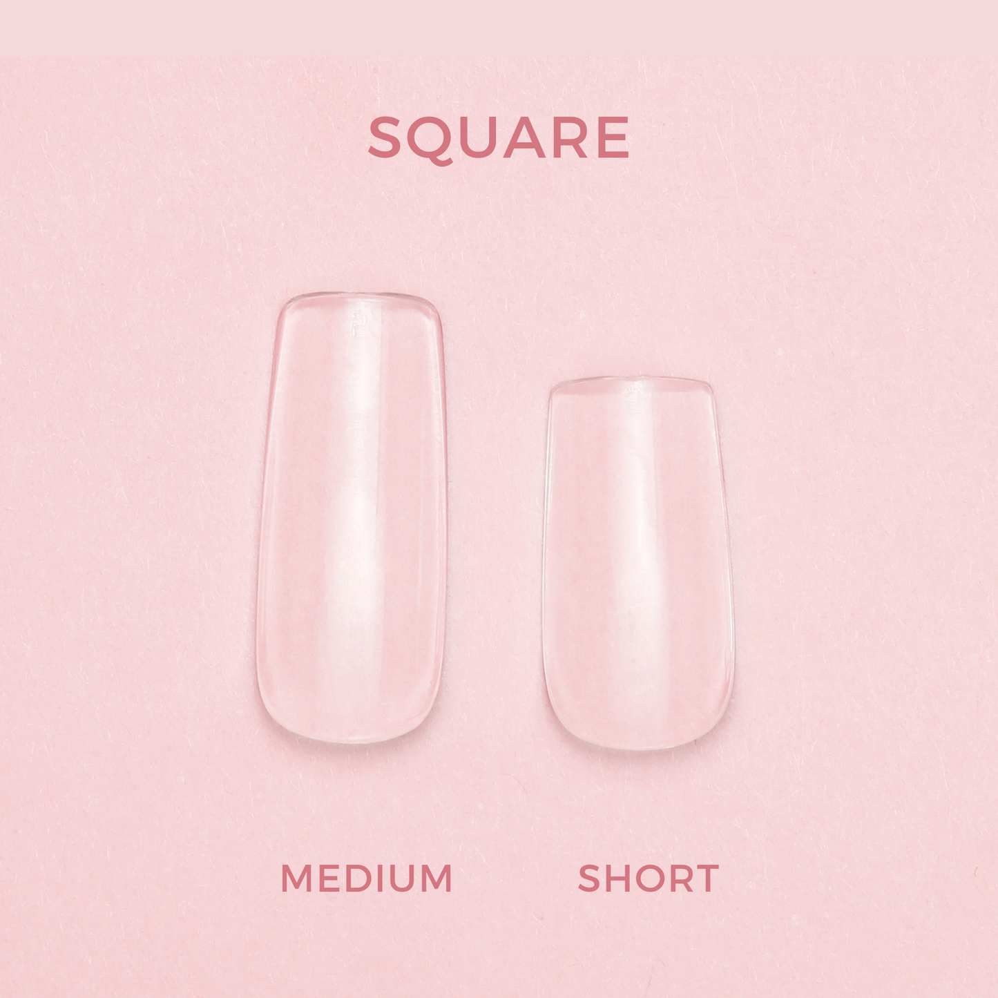 Soft Gel Press On Tipper • Square Medium (600 pcs)