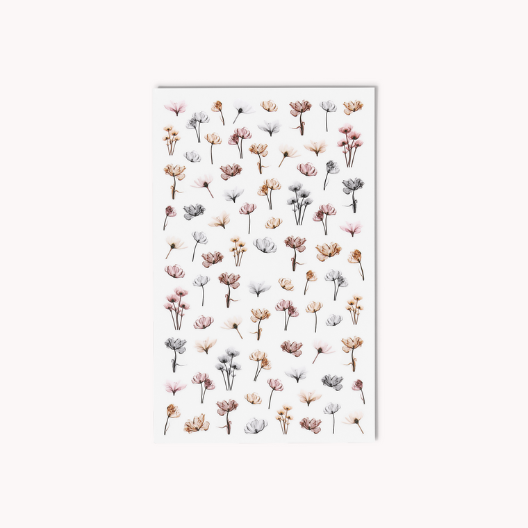 Nail Art Stickers • Soft flowers