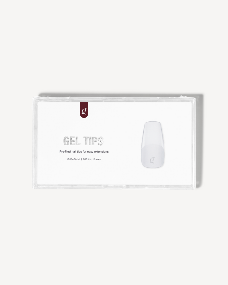 Gel Tips • Coffin Short (360 pcs) • The Gel Collection