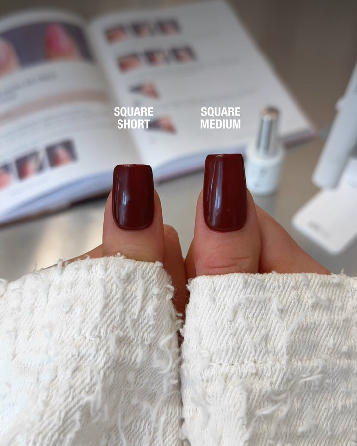 Gel Tips • Square Short (360 pcs) • The Gel Collection