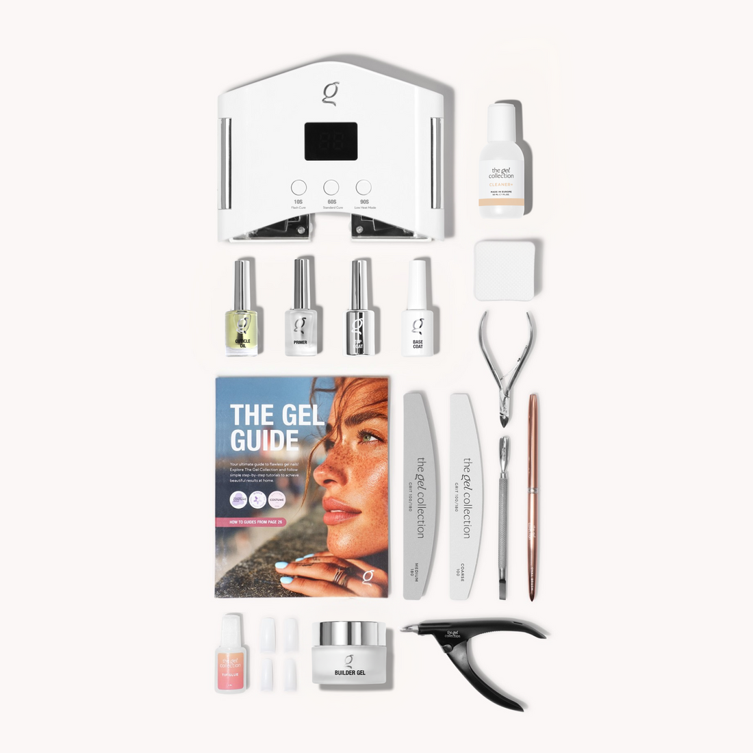 Builder Gel 21FREE+ starter kit – lamp, gels and accessories