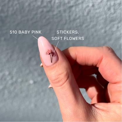 Nail Art Stickers • Soft flowers