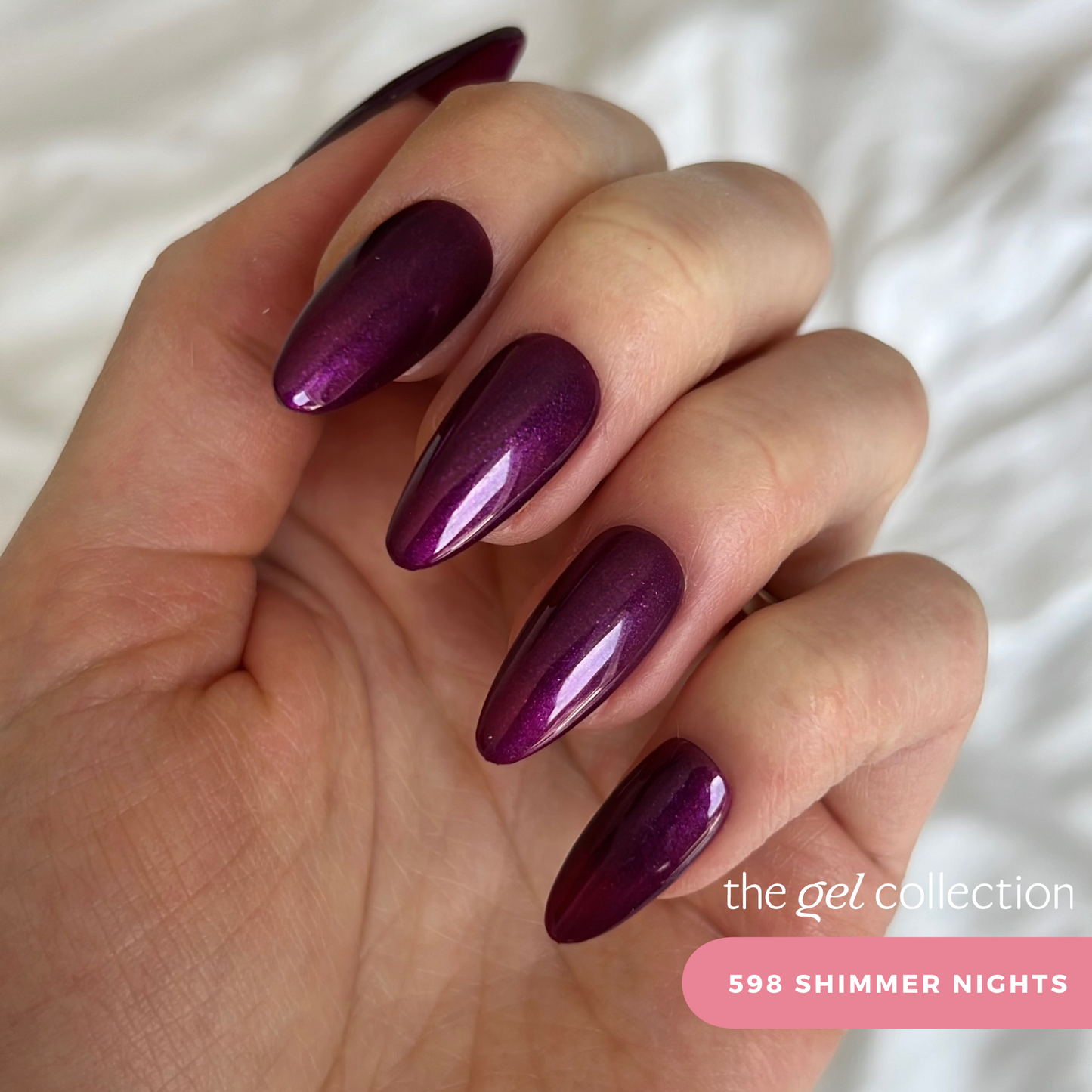 Gel Polish • 598 Shimmer Nights (semi-transparent) • 21FREE