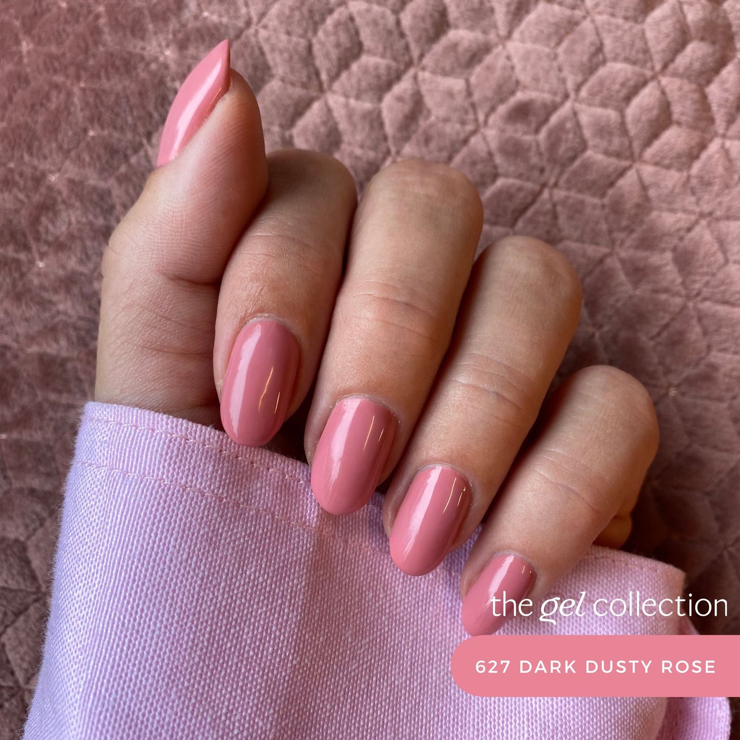 Gel Polish • 627 Dark Dusty Rose • 21FREE