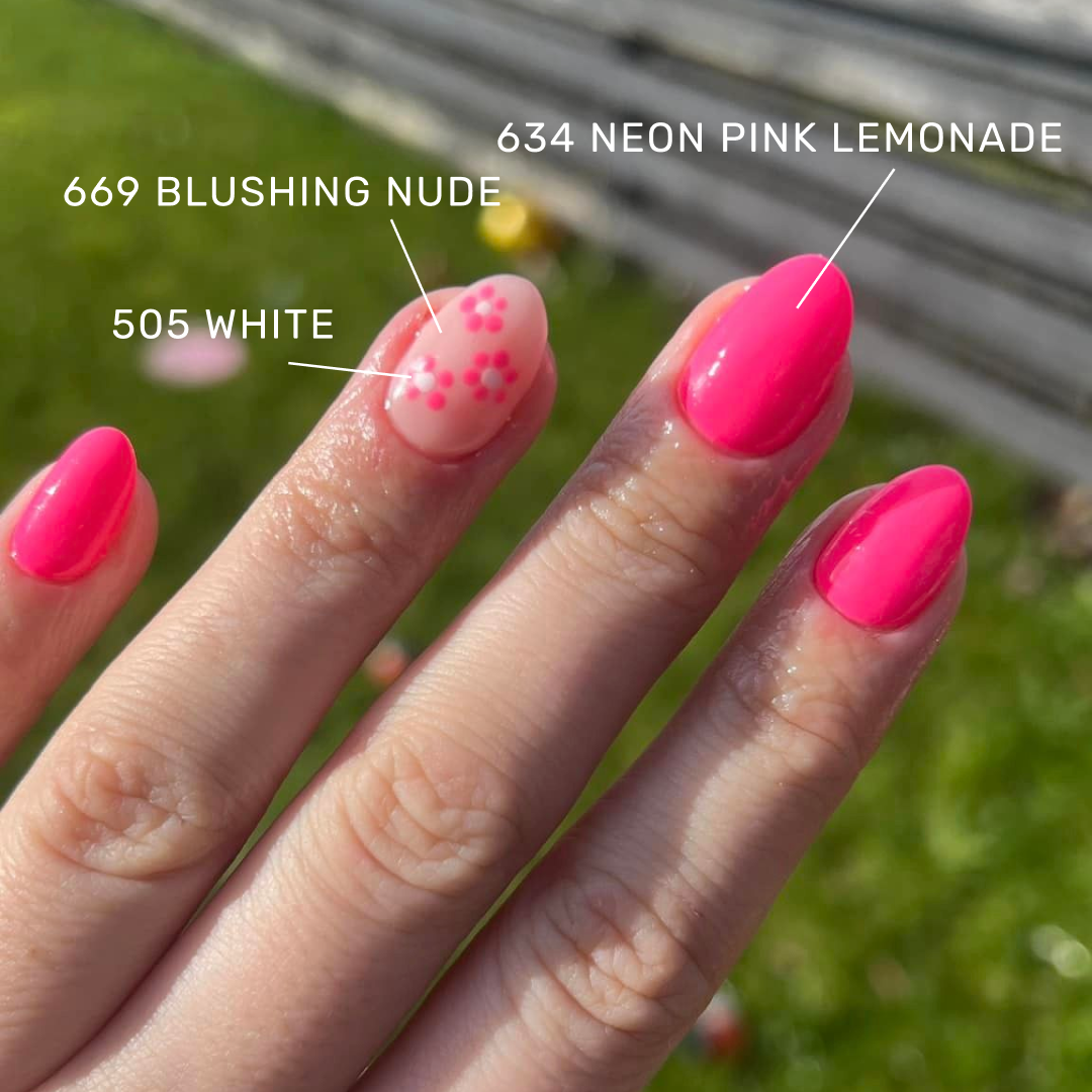 Gel Polish • 634 Neon Pink Lemonade • 21FREE