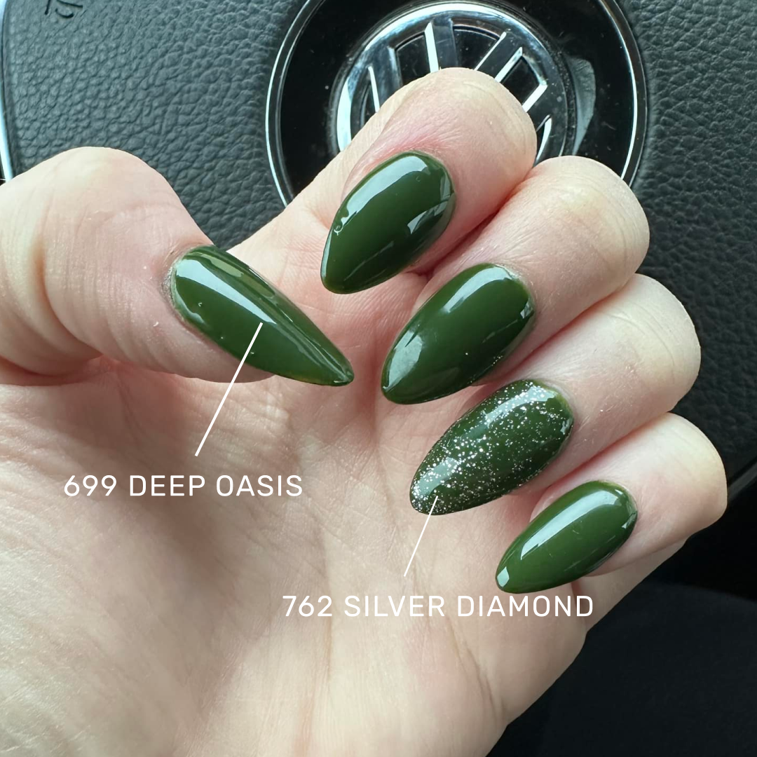 Gel Polish • 762 Silver Diamond (transparent) • 21FREE