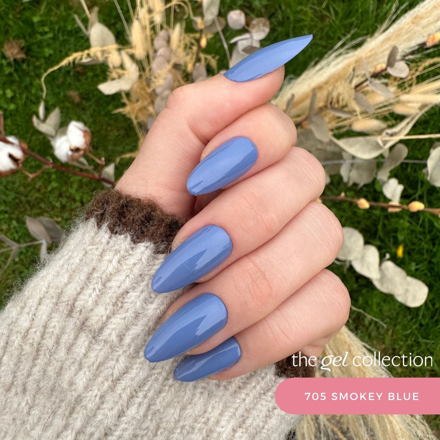 Gel Polish • 705 Smokey Blue • 21FREE