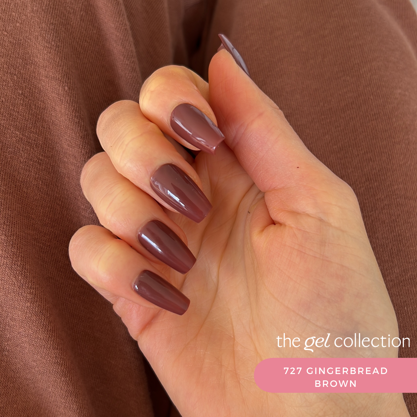 Gel Polish • 727 Gingerbread Brown • 21FREE