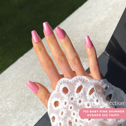 Gel Polish • 753 Baby Pink Shimmer (transparent) • 21FREE