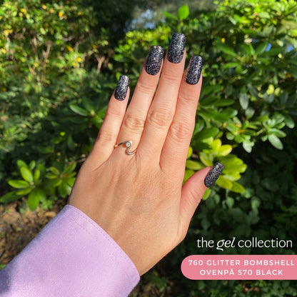 Gel Polish • 760 Glitter Bombshell (transparent) • 21FREE