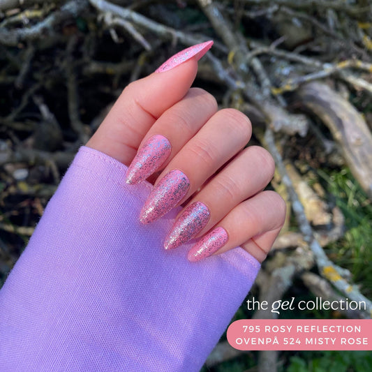 Gel Polish • 795 Rosy Reflection (semi-transparent) • 21FREE