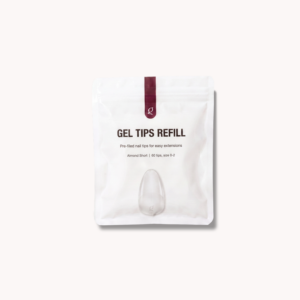 Gel Tips • Almond Short • Refill Bags (60 pcs) • The Gel Collection
