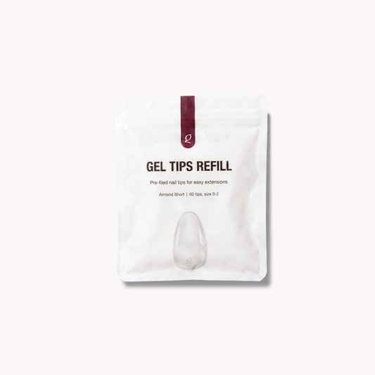 Gel Tips • Almond Short • Refill Bags (60 pcs) • The Gel Collection