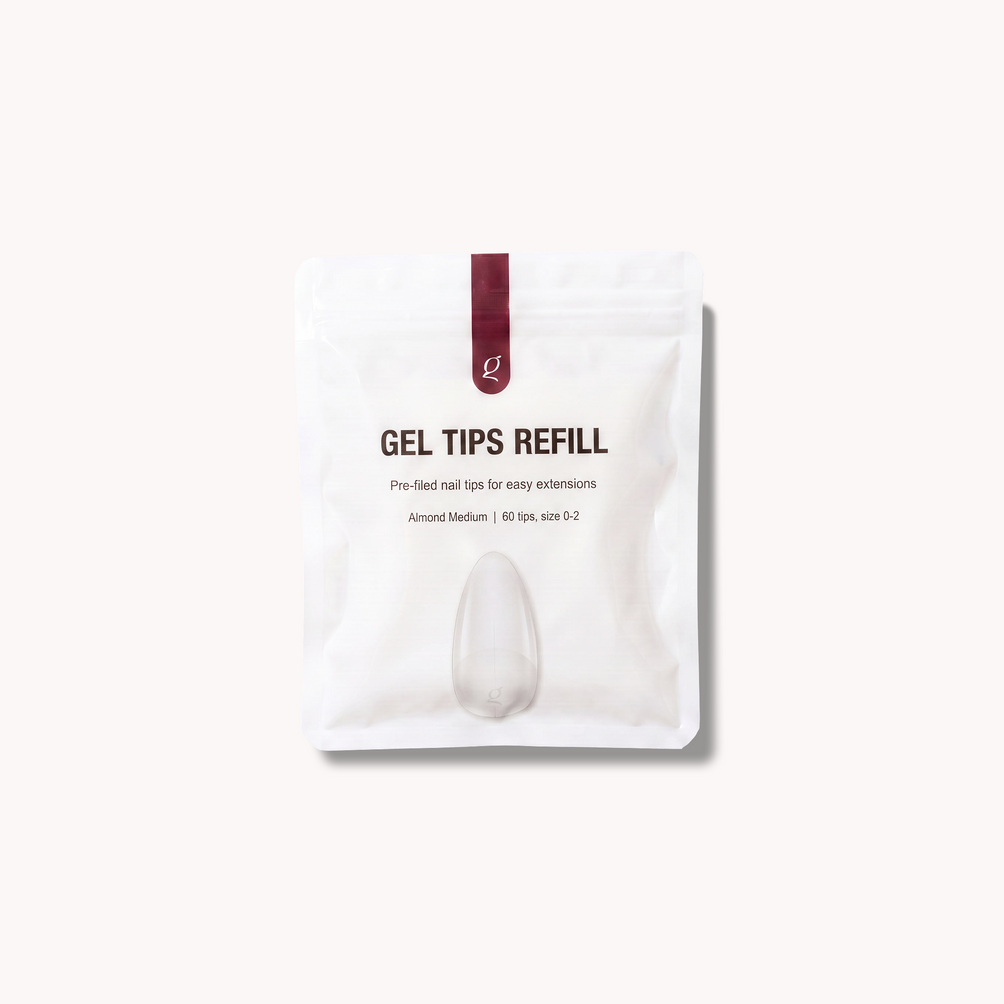 Gel Tips • Almond Medium • Refill Bags (60 pcs) • The Gel Collection