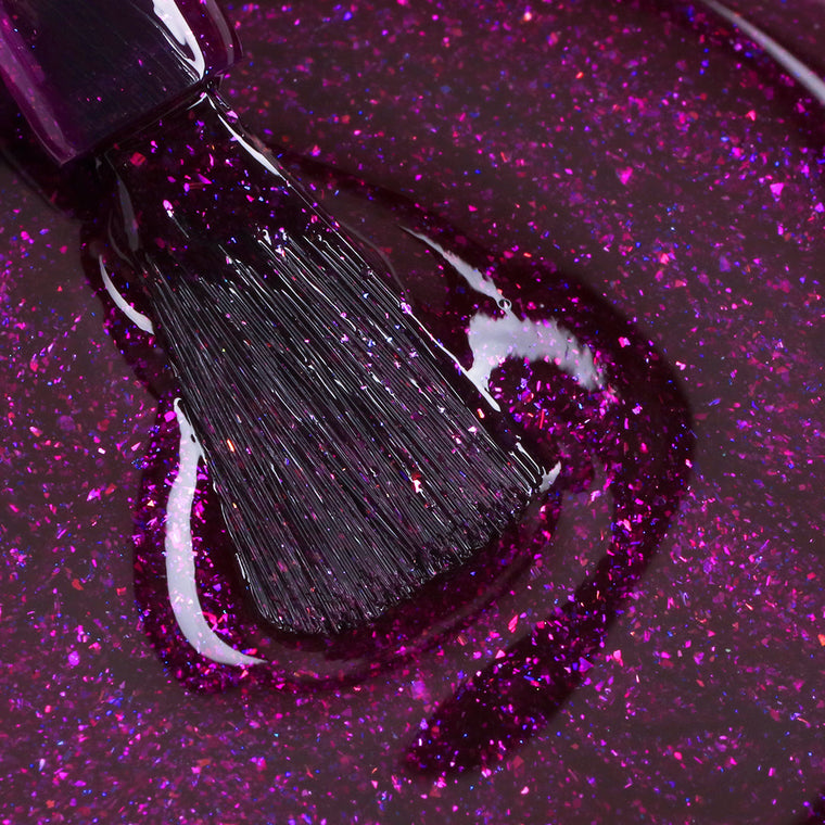 756 Berry Blaze Glitter (semi-transparent)