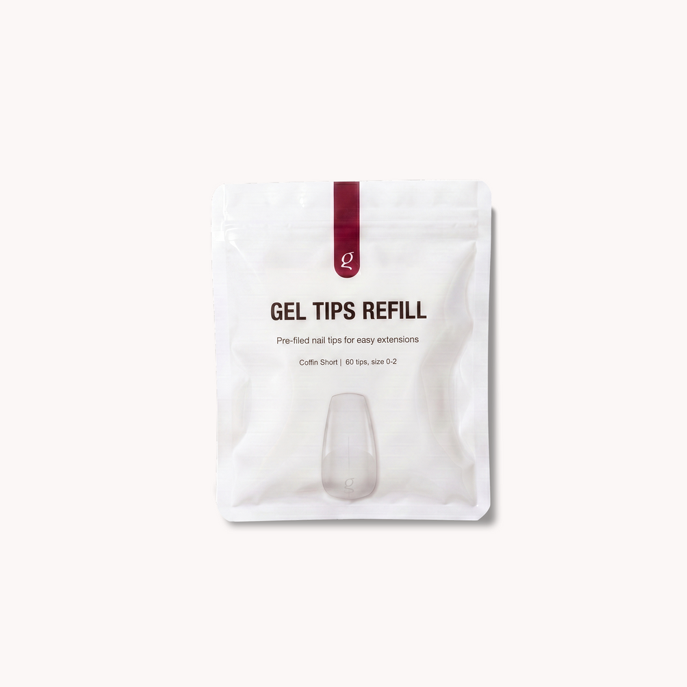 Gel Tips • Coffin Short • Refill Bags (60 pcs) • The Gel Collection