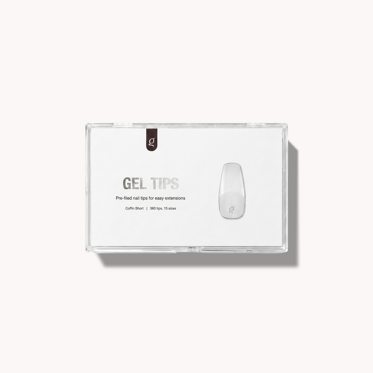 Gel Tips • Coffin Short (360 pcs) • The Gel Collection