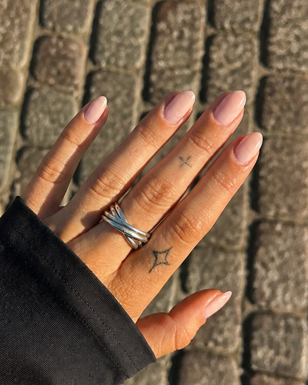 Gel Polish 256 Barely There on nails