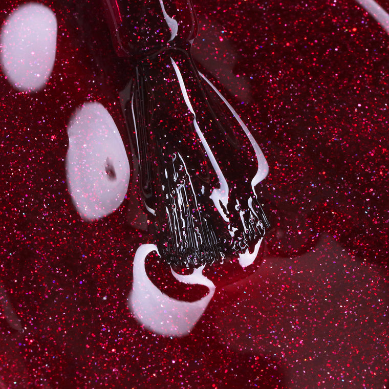 755 Cherry Glitz (semi-transparent)