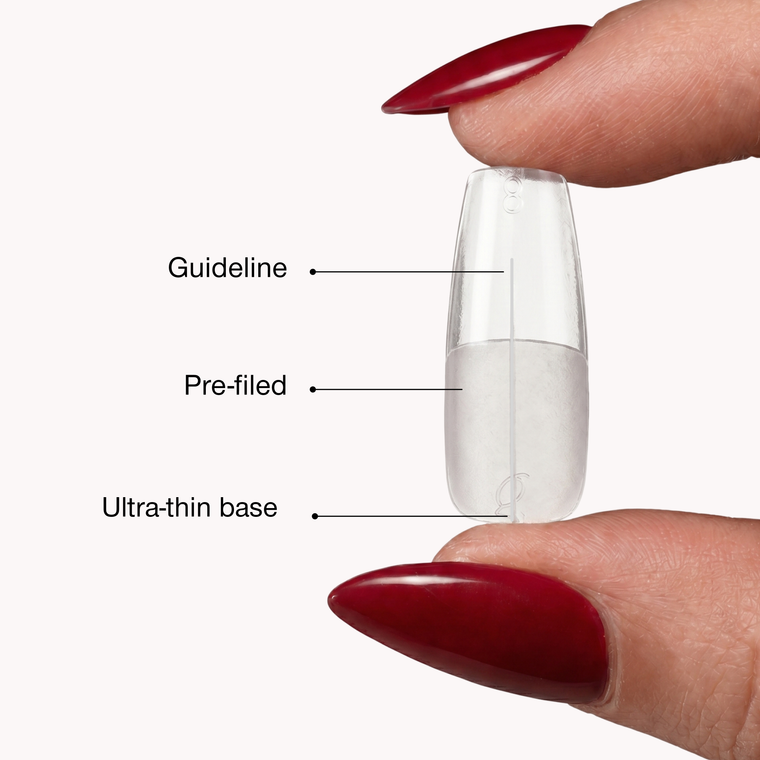Gel Tips • Coffin Short (360 pcs) • The Gel Collection