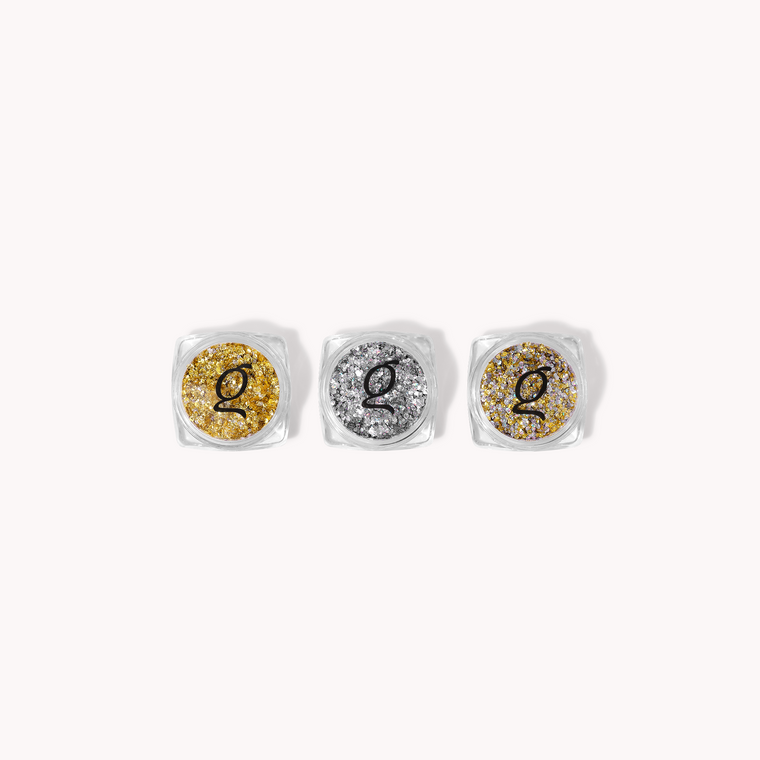 Hexagon Glitter • 3 pcs.