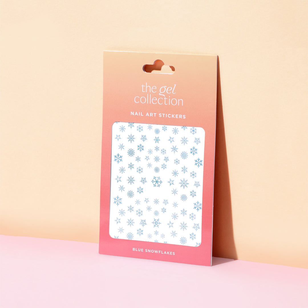 Nail Art Stickers • Blue Snowflakes • The Gel Collection™