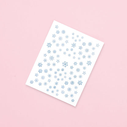 Nail Art Stickers • Blue Snowflakes • The Gel Collection™