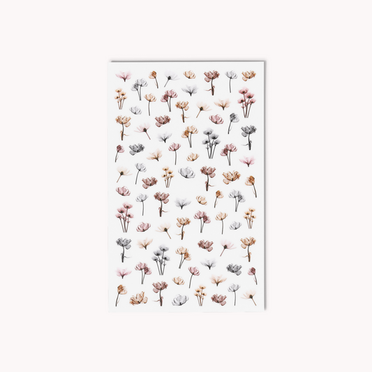 Nail Art Stickers • Soft flowers