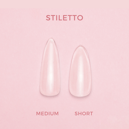 Soft Gel Press On Tipper • Stiletto Medium (600 pcs)