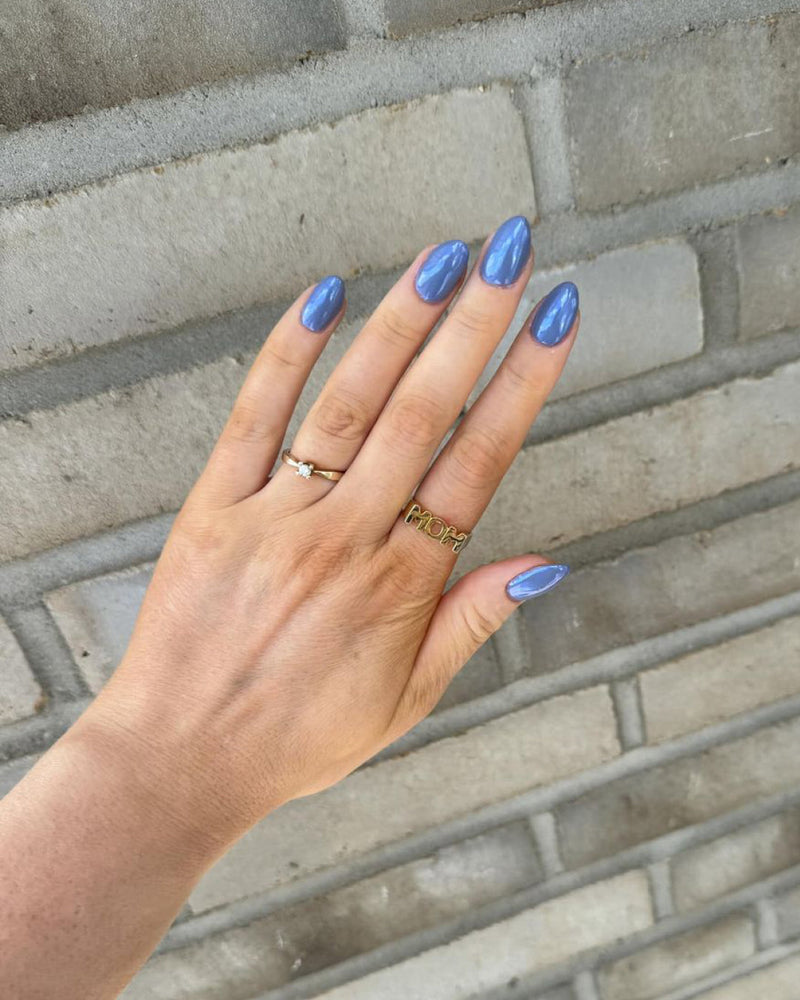 705 Smokey Blue + Pearl powder, blue 