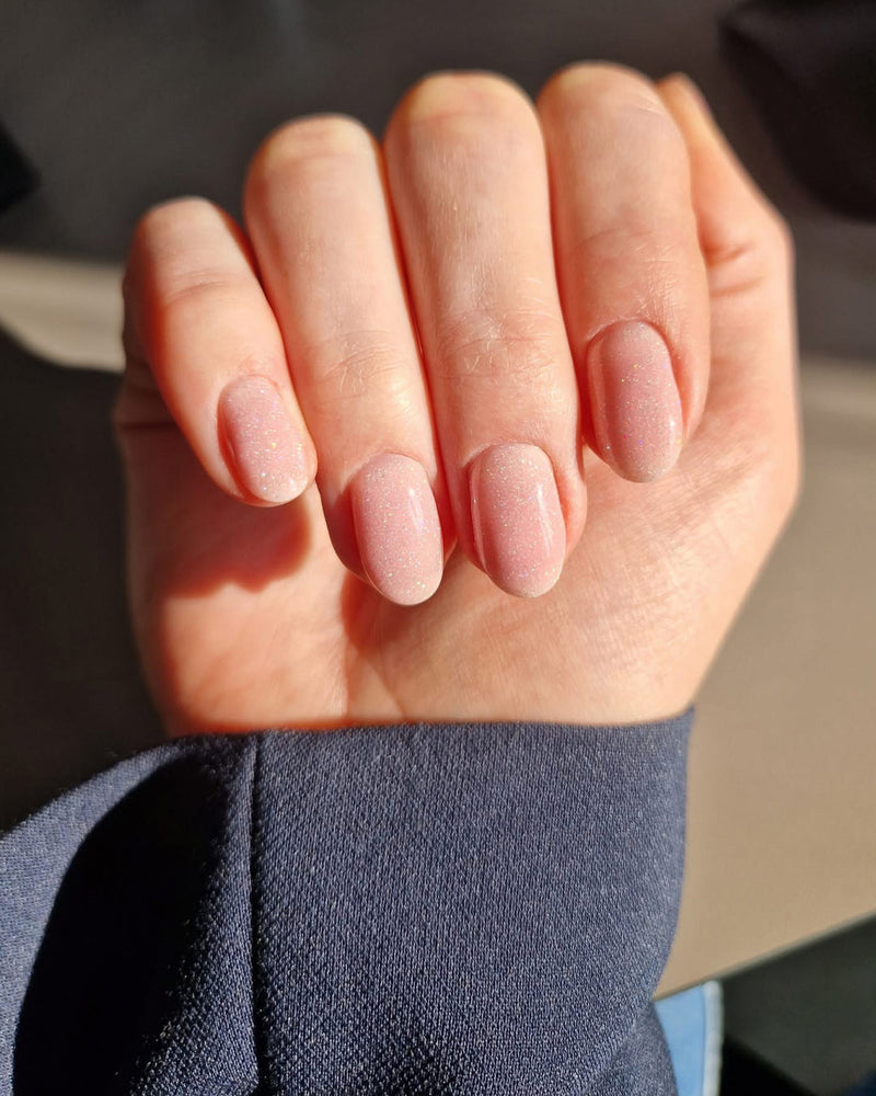 Rubber Base Pink Disco Shimmer