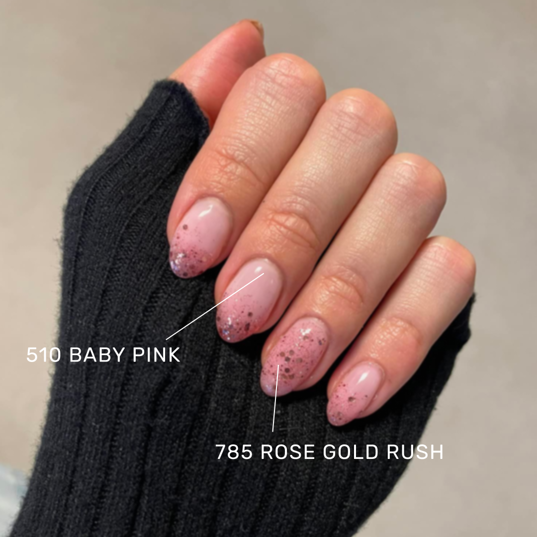 Gel Polish • 785 Rose Gold Rush (transparent) • 21FREE