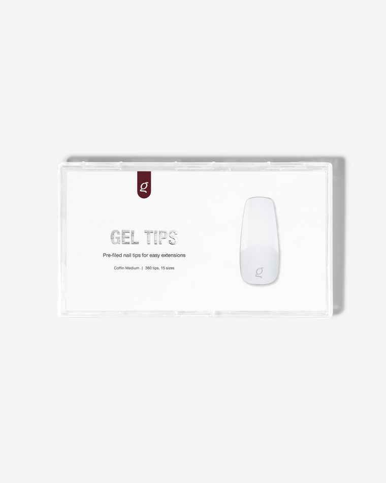 Gel Tips • Coffin Medium (360 pcs) • The Gel Collection
