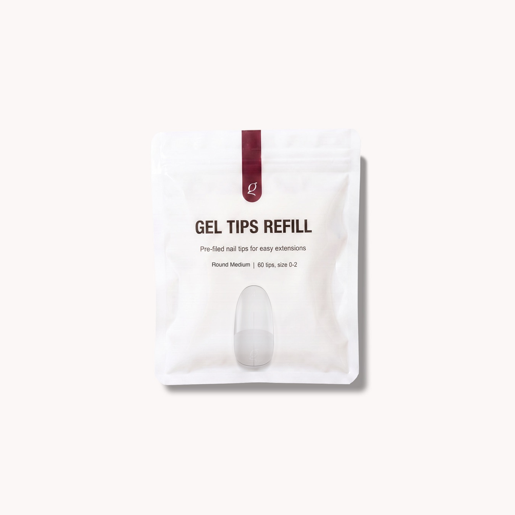 Gel Tips Round Medium – Refill Bags
