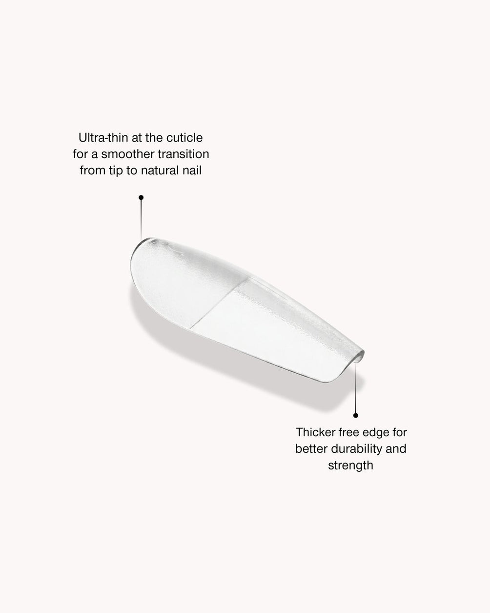 Gel Tips USP – ultra-thin at the cuticle