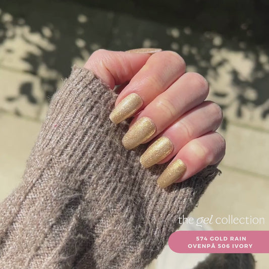 Gel Polish • 574 Gold Rain (transparent) • 21FREE