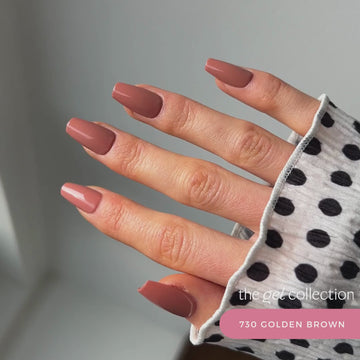 Gel Polish • 730 Golden Brown • 21FREE