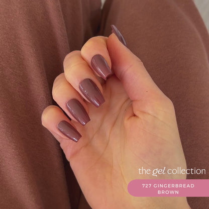 Gel Polish • 727 Gingerbread Brown • 21FREE