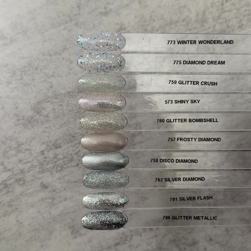Gel Polish • 757 Frosty Diamond (transparent) • 21FREE