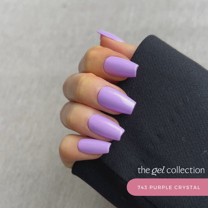 Gel Polish • 743 Purple Crystal (transparent) • 21FREE