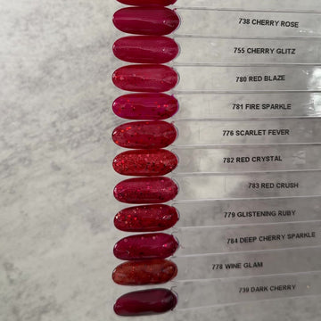 Gel Polish • 738 Cherry Rose (semi-transparent) • 21FREE