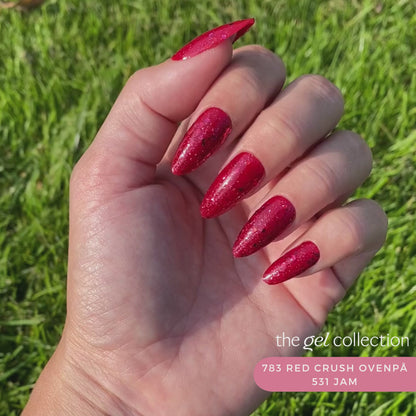 Gel Polish • 783 Red Crush (semi-transparent) • 21FREE