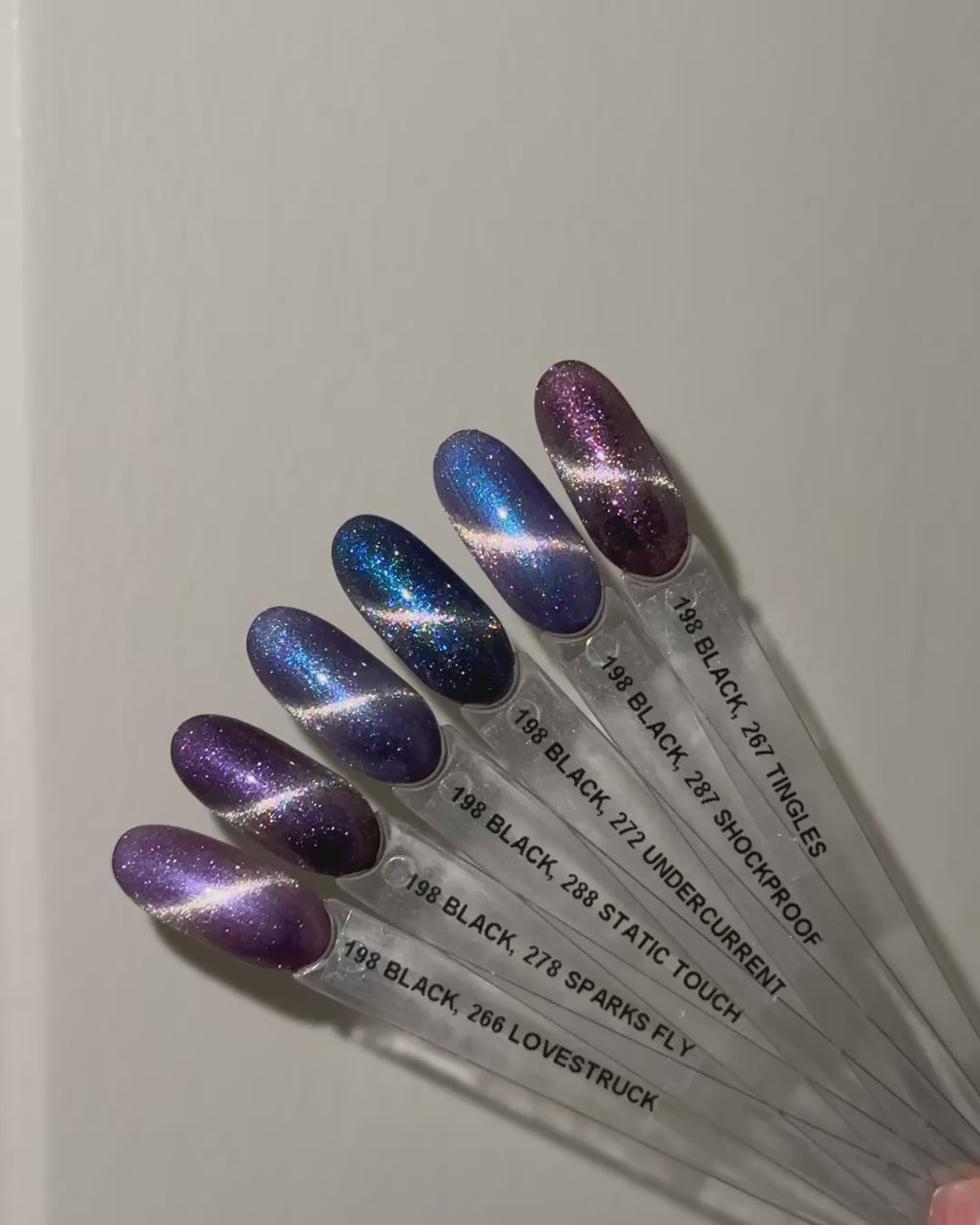 Sparks over 198 Black – swatches