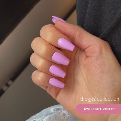 Gel Polish • 676 Light Violet • 21FREE