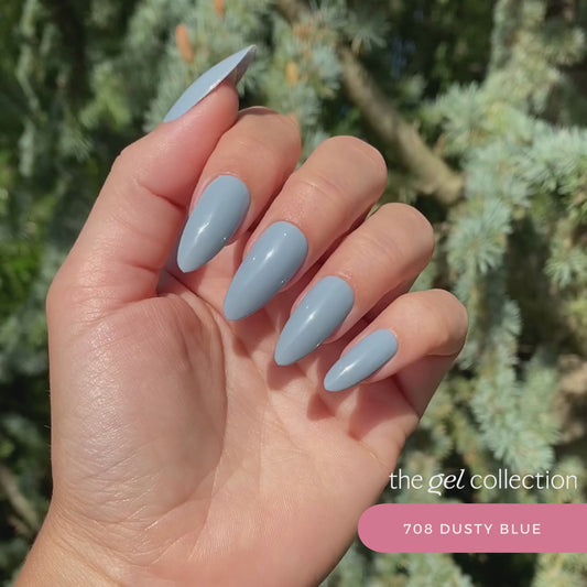 Gel Polish • 708 Dusty Blue • 21FREE