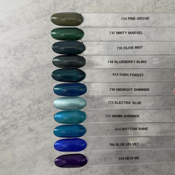 Gel Polish • 766 Blue Velvet (semi-transparent) • 21FREE